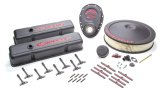 Proform GM Licensed Chevy Engine Dress Up Kits 141-758 Dress-Up, High-Tech Collector's Series, Valve/Timing Covers, Air Cleaner, Breather, Black Crinkle, Kit thumbnail 3