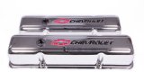 Proform Stamped Steel Chevrolet Valve Covers 141-905 Covers, Tall, Steel, Chrome, Logo, Chevy, Small Block, Pair thumbnail 3