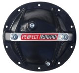 Proform Perfect Launch 10 Bolt GM 8.2/8.5 Inch Differential Cover 66668 Cover, Cap Support, Aluminum, Black, Logo, GM, 8.2 in., 8.5 in., Each thumbnail 2