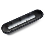 Proform Slant Edge Diecast Aluminum Valve Covers 141-268 Covers, Cast Aluminum, Gloss Black, Chevrolet Logo, Chevy, Small Block, LS, Pair thumbnail 2