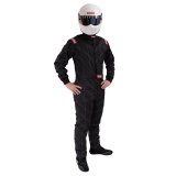 RaceQuip Chevron-5 Multi-Layer SFI-5 Suits 91609069RQP Driving Suit, Multi Layer Racing Driver Fire Suit, SFI 3.2A/5, Black, X-Large, Each thumbnail 2