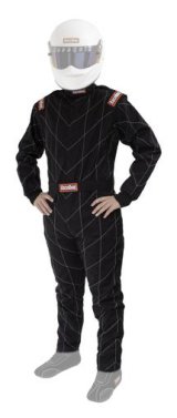 RaceQuip Chevron-5 Multi-Layer SFI-5 Suits 91609069RQP Driving Suit, Multi Layer Racing Driver Fire Suit, SFI 3.2A/5, Black, X-Large, Each thumbnail 5