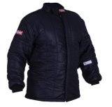 RaceQuip SFI-20 Multi-Layer Fire Suit Jackets 91930039RQP Driving Jacket, Racing Driver Jacket, Nomex, Multi Layer, SFI 3.2A/ 20, Black, Medium, Each thumbnail 1