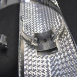 DEI Heat Shield Liners 901085 Liner, Harley-Davidson®, Touring, Rinehart Dual Slim Head Pipes, Silver, Kit thumbnail 1