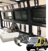 DEI Custom Cut Floor Damping Kits 51112 Sprinter Van, Sound Kit - 2007-21 - 144-inch Wheelbase thumbnail 1