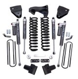 ReadyLift Suspension - Leveling & Lift Kits for 2017-2022 F-250 SUPER DUTY, F-350 DUTY 63-27440 Lift, 4 in. Coil Spring Lift, Falcon Shocks, Track Bar Relocation Bracket, Carrier Bearing Drop, Ford, Kit thumbnail 2