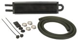Derale Power Steering Cooler Kits 13200 Fluid Cooler, Steering, Tube and Fin, Aluminum, Copper, Black, 2 3/4 in. x 10 in. x 3/4 in., Each thumbnail 2