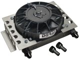 Derale Atomic-Cool Remote Fan-Mounted Oil Coolers for 1985-1986 C20 - 15850 Cooler, Plate, Engine or Transmission, Electric Fan, 30,000 GVW, -8 AN Male, Kit thumbnail 1