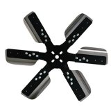Derale Heavy-Duty Flex Fans 17018 Fan, Flex-Type, Heavy-Duty, Clockwise, 18 in. Diameter, Stainless Steel Blades/Steel Hub, Universal, Each thumbnail 1
