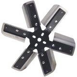 Derale Heavy-Duty Flex Fans 17013 Fan, Flex-Type, Heavy Duty, Clockwise, 13 in. Diameter, Stainless Steel Blades/Steel Hub, Universal, Each thumbnail 2