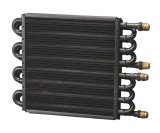 Derale Dual Circuit Fluid Coolers 15301 Cooler, Circuit, Tube and Fin, 8 and 8 Cooling Rows, Copper, Aluminum, Black Powdercoated, Each thumbnail 2