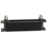 Derale Stacked Plate Fluid Coolers 51010 Cooler, Plate-Type, Aluminum, Black, 10-Row, -10 AN, 4.688 in. x 13 in. x 2 in., Each thumbnail 1