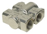 Derale Fluid Control Thermostats 25719 Remote Oil Thermostat, Aluminum, Dual 1/2 in. NPT Female Inlets, Dual 1/2 in. NPT Female Outlets, No fittings thumbnail 3