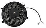 17 Inch 2,400 CFM Derale High-Output Single RAD Fan 16917 Electric Fan, Single, High Output, Pusher, in. Diameter, cfm, 11 Black Plastic Blades, Each thumbnail 1