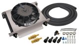 Derale Hyper-Cool Remote Fluid Coolers with Fan Kits 15960 Cooler, Hyper-Cool, Transmission, Fan, Fittings, Hose, Plate, Aluminum, 13.0 in. x 10.0 in. x 5.625, Kit thumbnail 1