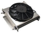 Derale Hyper-Cool Extreme Remote Fluid Coolers with Fan 15870 Cooler, Fan, Plate Type, Aluminum, 800 cfm, 14.875 x 13 x 5.625 in. Overall, -8 AN Inlet/Outlet, Kit thumbnail 3