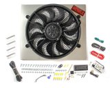 17 Inch 2,400 CFM Derale High-Output RAD Fan and Shroud Powerpacks 66821 Electric Fan, Powerpack Assembly, in. Diameter, Puller, cfm, Black, Plastic, Shroud, Aluminum, Each thumbnail 5