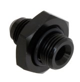 Derale AN Fittings 59106 Fitting, Adapter, to Straight Cut, Straight, Aluminum, Black Anodized, -6 AN, 5/8-18 in., Each thumbnail 2