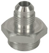 Derale AN Fittings 59106 Fitting, Adapter, to Straight Cut, Straight, Aluminum, Black Anodized, -6 AN, 5/8-18 in., Each thumbnail 3