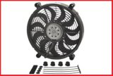 14 Inch 2,100 CFM Derale High-Output Single RAD Fan 18214 Electric Fan, Single, in. Diameter, cfm, Black, Plastic, Each thumbnail 1