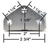 Derale Remote Filter Mounts 13049 Oil Mount, Single Filter, Dual 3/8 in. NPT Inlet/Outlet, 3/4 in.-16 Thread Filter, Aluminum, Each thumbnail 3