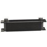 Derale Stacked Plate Fluid Coolers 51078 Cooler, Plate, 10 Rows, Aluminum, Black, -10 AN O-ring Female Threads Inlet/Outlet, Each thumbnail 1