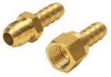 Derale Transmission Line Fittings 13034 Fittings, Adapters, Brass, Natural, 9/16-24 in. Male, 9/16-24 in. Female, Dodge, Kit thumbnail 3