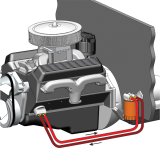 Derale Engine Oil Filter Relocation Kits 15780 Kit, Single Filter, 3/4-16 in. Threads, Various Threads, Low Profile, Kit thumbnail 3