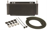 Derale Power Steering Cooler Kits 13215 Fluid Cooler, Steering, Plate and Fin, Aluminum, Black, 5 3/4 in. x 11 in. x 7/8 in., Each thumbnail 2