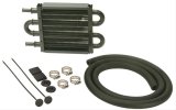 Derale Power Steering Cooler Kits 13212 Fluid Cooler, Steering, Tube and Fin, Aluminum, Copper, 5 in. x 8.125 in. x 0.75 in., Each thumbnail 1