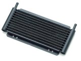 Derale 8000 Series Fin and Plate Transmission Coolers 13502 Fluid Cooler, Transmission, Plate-Type, Aluminum, Black, 7 1/2 in. x 11 in. x 3/4 in., Each thumbnail 1