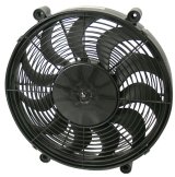 17 Inch 2,400 CFM Derale High-Output Single RAD Fan 16217 Electric Fan, Single, in. Diameter, 2 Stage, Pusher/Puller, cfm, Black, Plastic, Each thumbnail 2