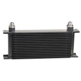 Derale Stacked Plate Fluid Coolers 51608 Cooler, Plate-Type, Aluminum, Black, 16-Row, -8 AN, 6.563 in. x 13 in. x 2 in., Each thumbnail 1