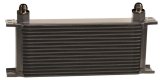 Derale Stacked Plate Fluid Coolers 51608 Cooler, Plate-Type, Aluminum, Black, 16-Row, -8 AN, 6.563 in. x 13 in. x 2 in., Each thumbnail 2