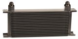 Derale Stacked Plate Fluid Coolers 51608 Cooler, Plate-Type, Aluminum, Black, 16-Row, -8 AN, 6.563 in. x 13 in. x 2 in., Each thumbnail 3