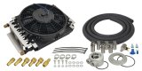 Derale Electra-Cool Remote Fluid Coolers 15500 Cooler, Engine, Tube and Fin, Aluminum, Black, 15.75 in. Width, 11.50 in. Height, Kit thumbnail 5