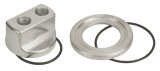 Derale Oil Filter Adapters 15705 Adapter, Spin-on Bypass, Aluminum, Polished, 13/16-16 in. Thread, 1/2 in. NPT Inlet/Outlet, Each thumbnail 2