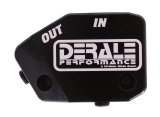 Derale LS Engine Oil Cooler Adapter Kits 35611 Adapter, Cooler, Billet Aluminum, Black Anodized, GM, LS, Each thumbnail 2