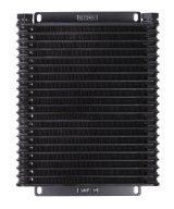 Derale 9000 Series Fin and Plate Transmission Coolers 33605 Fluid Cooler, Plate-Fin Type, Aluminum, 12.813 in. x 9.750 in. x 1.25 in., 1/2 NPT Inlet, Outlet, Each thumbnail 1