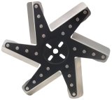 Derale Hi Performance Stainless Steel Flex Fans 19113 Fan, Flex-Type, High Performance, Clockwise, 13 in. Diameter, Blades/Steel Hub, Universal, Each thumbnail 2