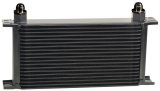 Derale Stacked Plate Fluid Coolers 51908 Cooler, Plate-Type, Aluminum, Black, 19-Row, -8 AN, 7.438 in. x 13 in. x 2 in., Each thumbnail 3
