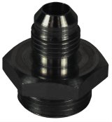Derale AN Fittings 59006 Fitting, Adapter, to Straight Cut, Straight, Aluminum, Black Anodized, -6 AN, -10 AN, Each thumbnail 3