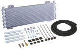 Derale 9500 Series Fin and Plate Transmission Coolers 13633 Fluid Cooler, Cooler, Tube Fin, 13 Rows, Aluminum, Natural, Rated Up To 34,000 GVW, Kit thumbnail 2