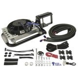 Derale Jeep Wrangler Direct-Fit Transmission Coolers for 1987-2006 WRANGLER - 20561 Fluid Cooler, Transmission, Direct Fit, Aluminum, Jeep, Kit thumbnail 1