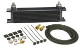 Derale Stacked Plate Fluid Coolers 13401 Cooler, Transmission, Plate-Type, Aluminum, Copper, Black, 4 in. x 13 in. x 2 in., Kit thumbnail 4