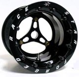 Race Star 53 Jr. Dragster Non-Beadlock Gloss Black Wheels 8x8 Jr Single Beadlock, Each thumbnail 2