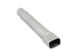 Hooker Blackheart Super Bee Rectangular, Polished 2.50 Inch Exhaust Tip BHC304 Tips, 2.5 in. Inlet/Outlet, Rectangular Exit, Stainless Steel, Polished, Pair thumbnail 6