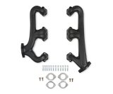 Hooker Exhaust Manifolds 8525-3HKR Manifold, SBC, Manifolds, Rectangular Port, 2.5 in. Outlet, Black, Pair thumbnail 1