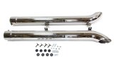 Hooker Super Competition Sidetubes 50735-3HKR Exhaust, Side Pipes, Stainless Steel, Polished, 4 in. Inlet, 46 in. Length, Chevy, Kit thumbnail 3