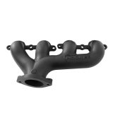 Hooker Blackheart LS Swap Headers 8505-3HKR Exhaust Manifold, Swap, Cast Iron, Black Ceramic Coated, Rear Dump, Universal, Pair thumbnail 3